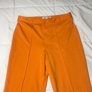 Orange Jealous Tomato Bell Bottom pants